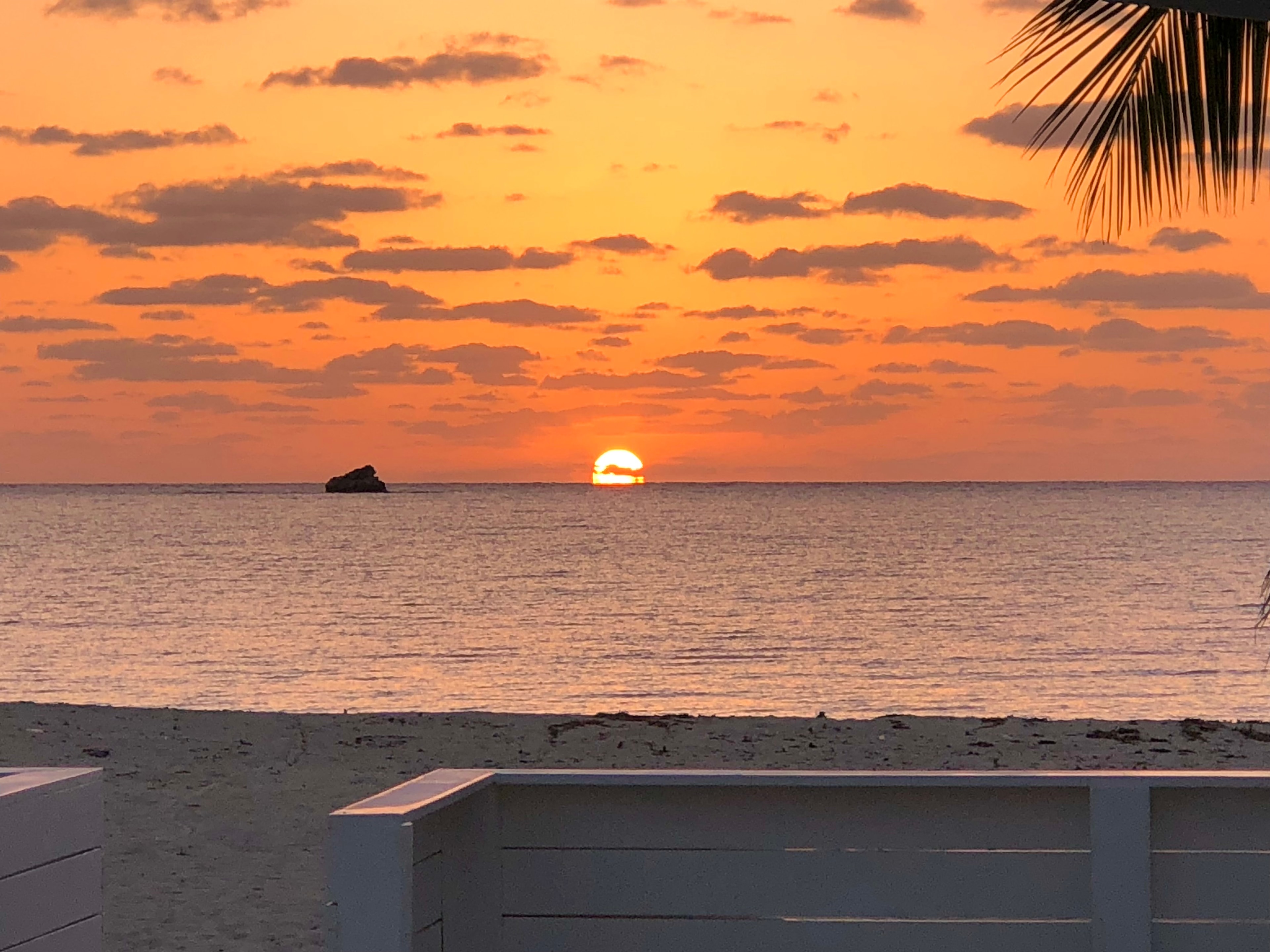 Sunrise at Guanahani